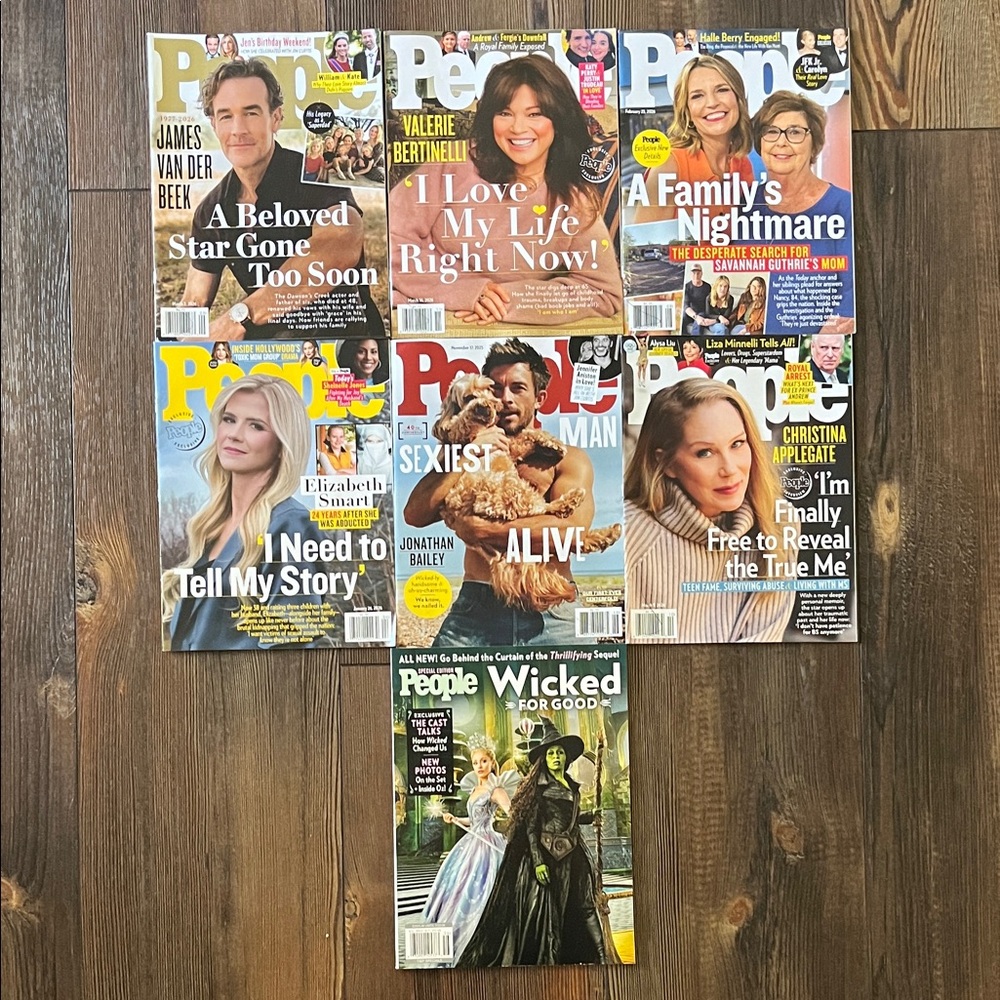 People Magazine Lot of 7 (New/Unread)